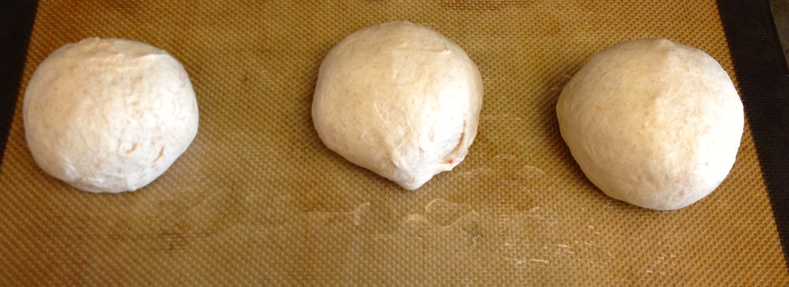 homemade bagels dough balls
