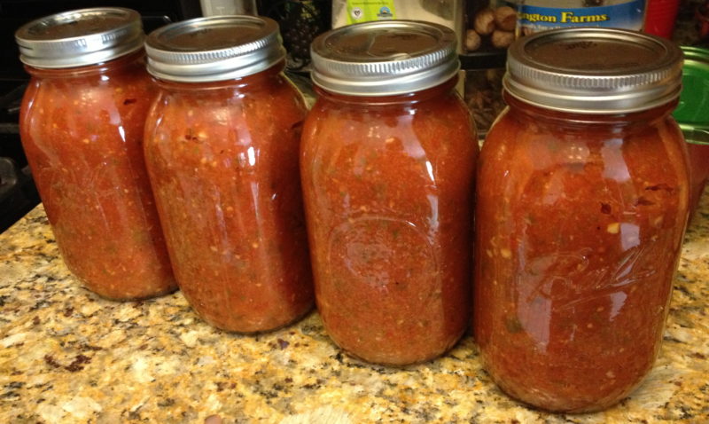 Canning Homemade Tomato Sauce - Our Potluck Family