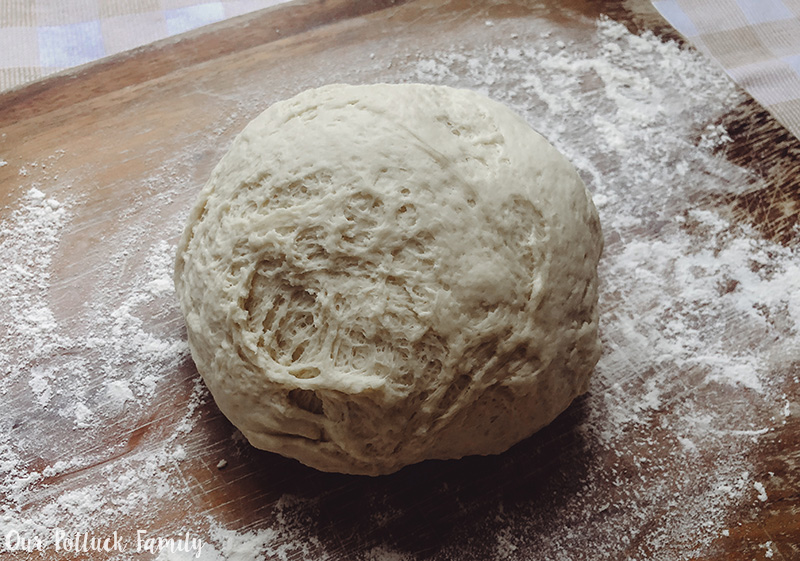 Sourdough Cinnamon Roll dough