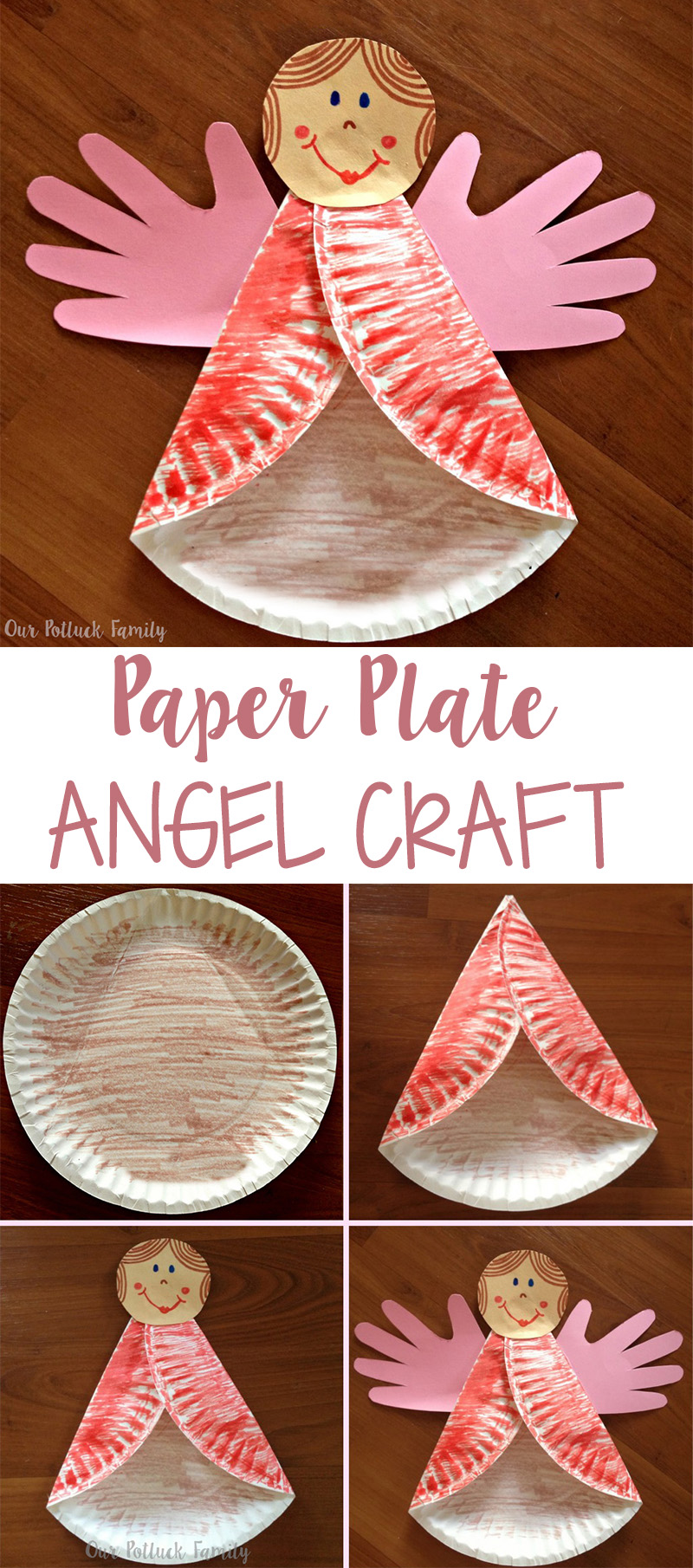 Paper Plate Angel Craft For Kids - Kids Craft Room