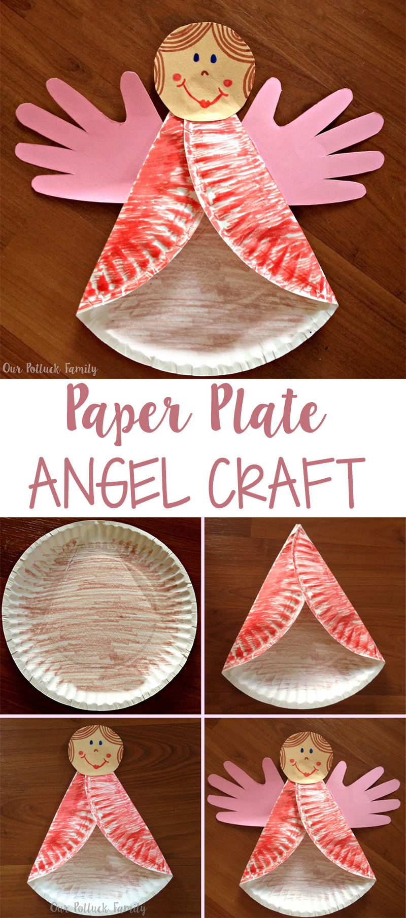 Paper Plate Angel Craft