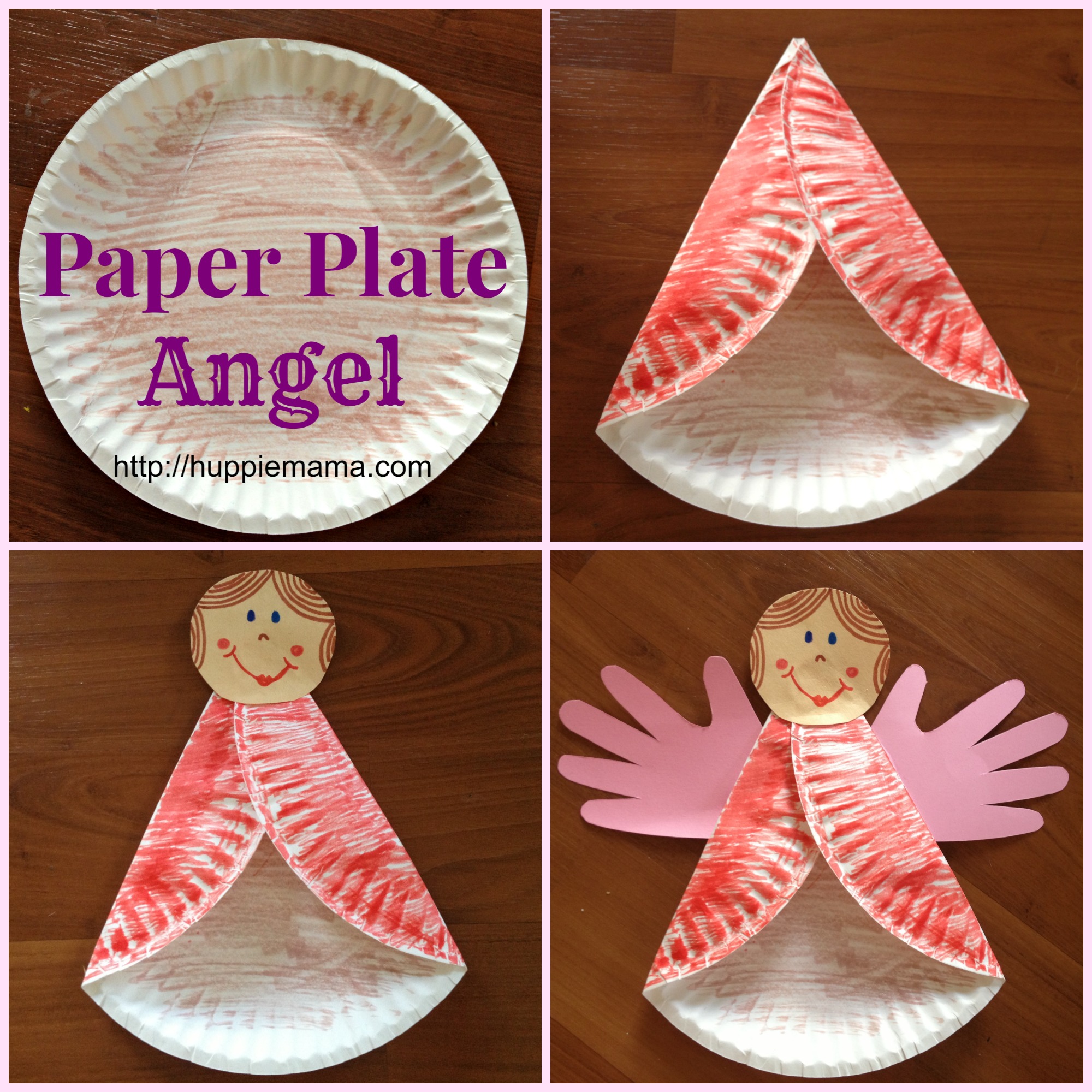 Christmas Kids Craft: Paper Plate Angel - Our Potluck Family