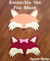 Kids Craft: Paper Fox Mask - Our Potluck Family