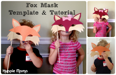 Kids Craft: Paper Fox Mask - Our Potluck Family