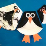 paper plate penguin kids craft