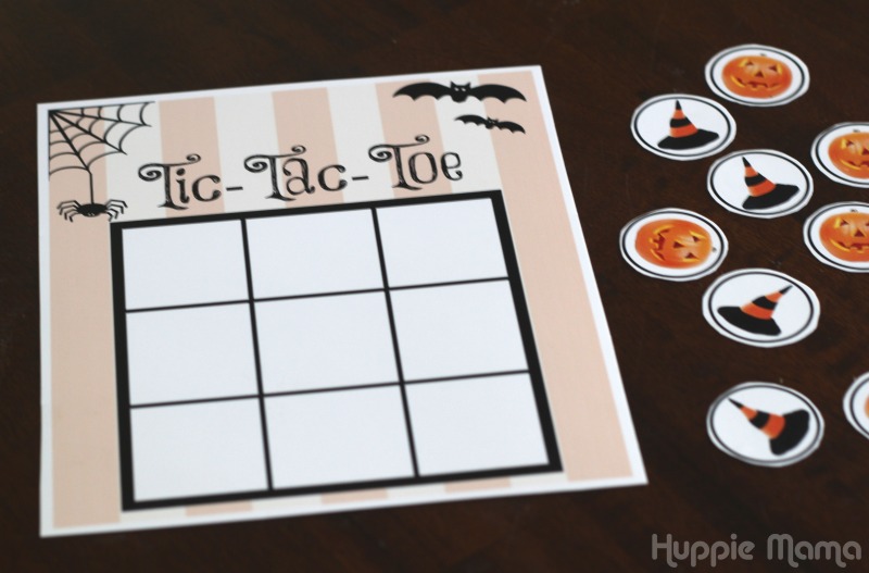 Halloween Tic Tac Toe {PRINTABLE} Our Potluck Family