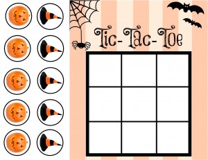 Halloween Tic Tac Toe {PRINTABLE} - Our Potluck Family