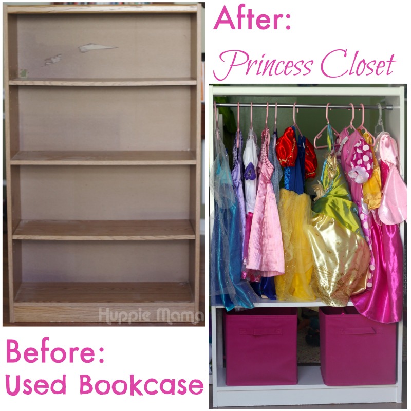 DIY Closet for Princess Costumes - Our Potluck Family