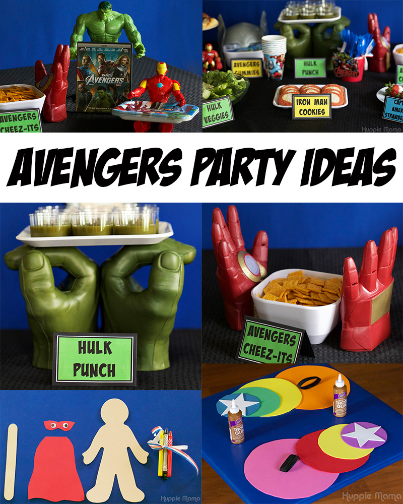 Avengers Party Ideas for Boys & Girls - Our Potluck Family