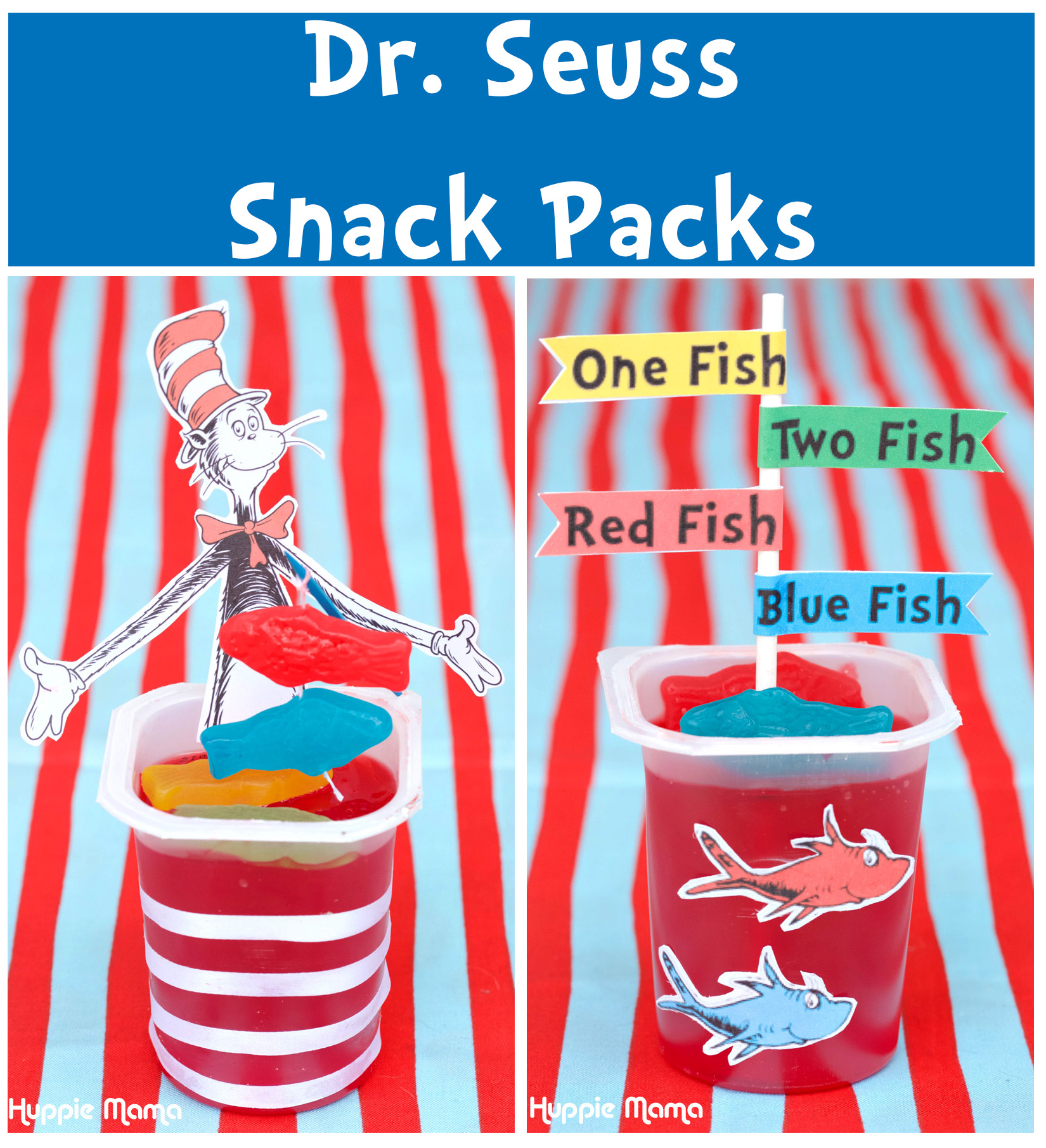 One fish two fish Recipes and Crafts for Dr. Seuss Birthday - This Mama  Loves