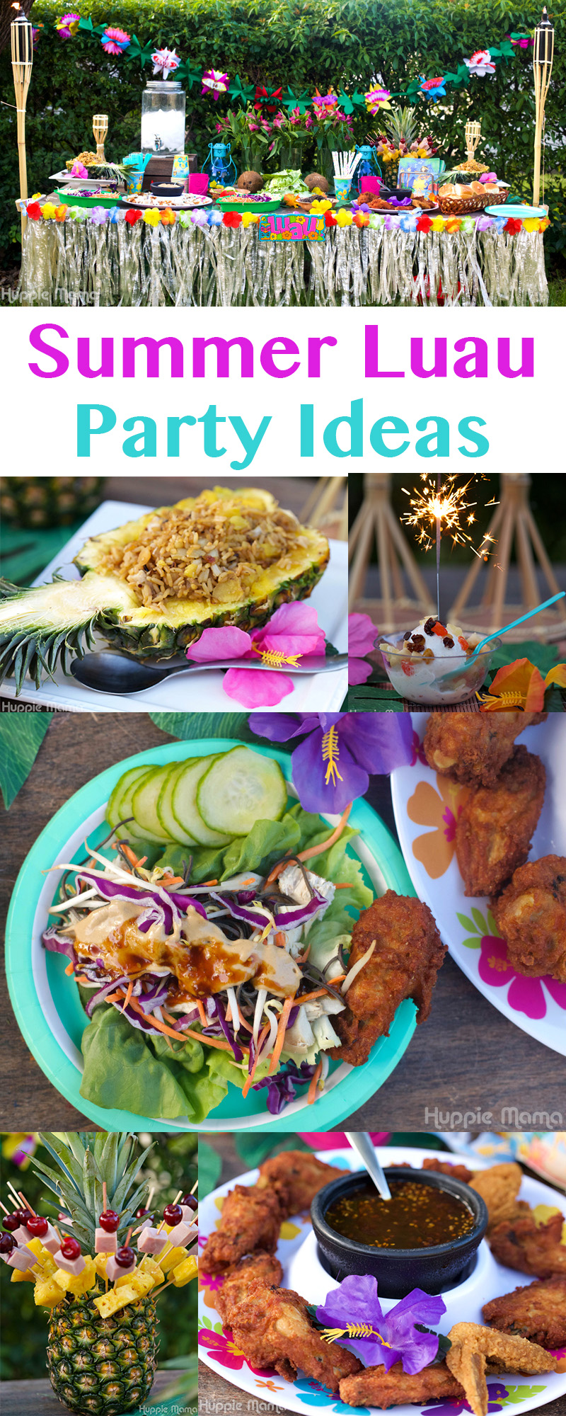 Host a Summer Luau Party - Our Potluck Family