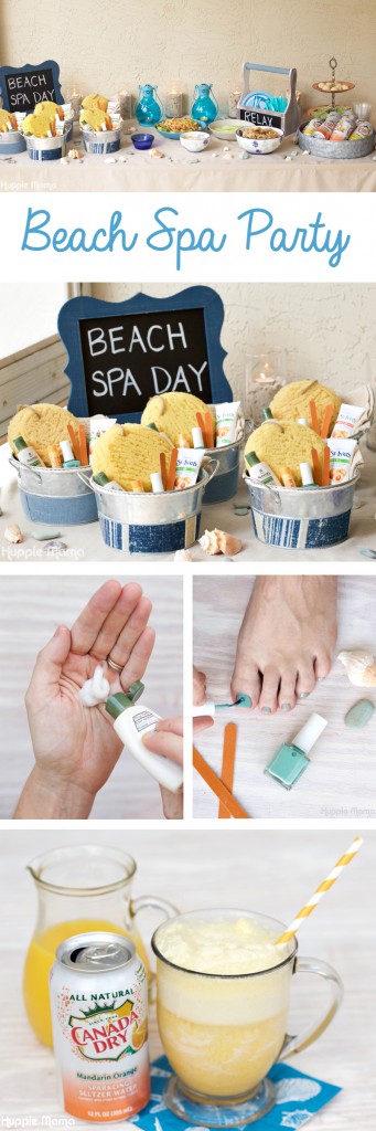 Beach Spa Party Ideas - Our Potluck Family