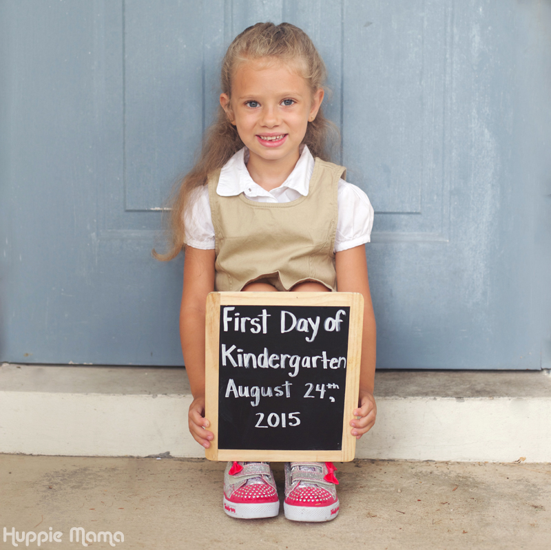 On Starting Kindergarten - Our Potluck Family