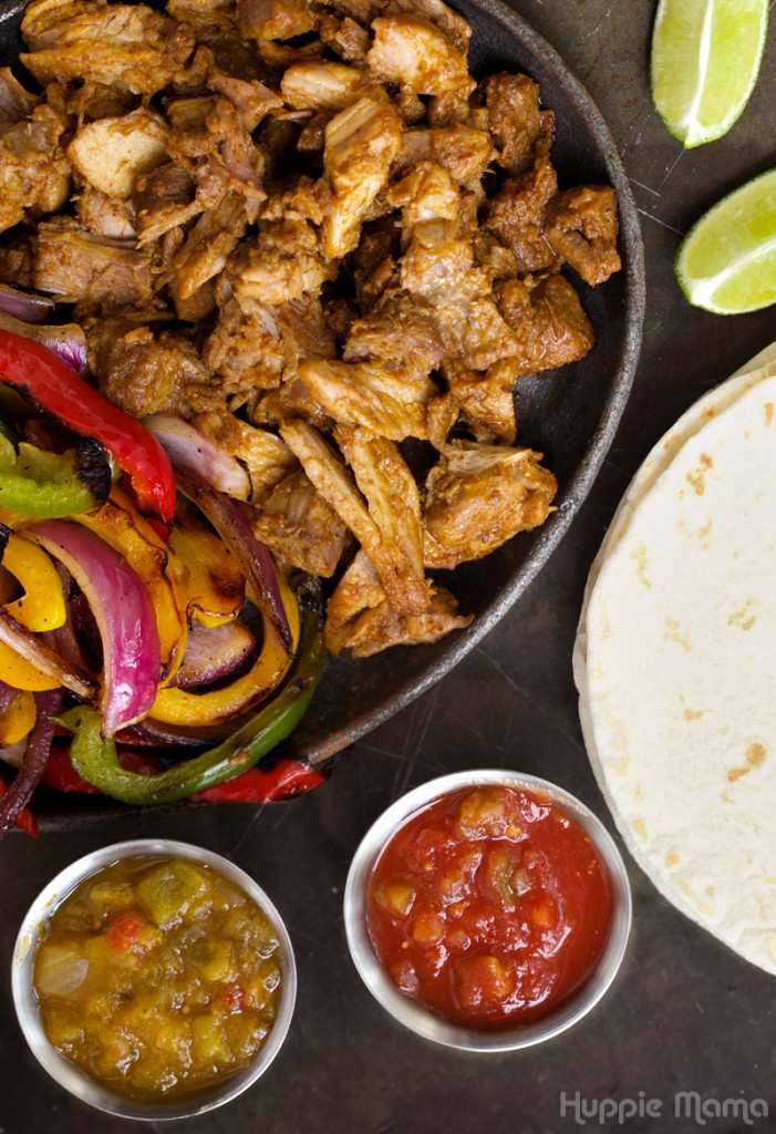 Shredded Pork Fajitas - Our Potluck Family