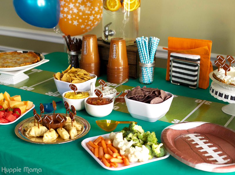 Host a Football Party at Home - Our Potluck Family