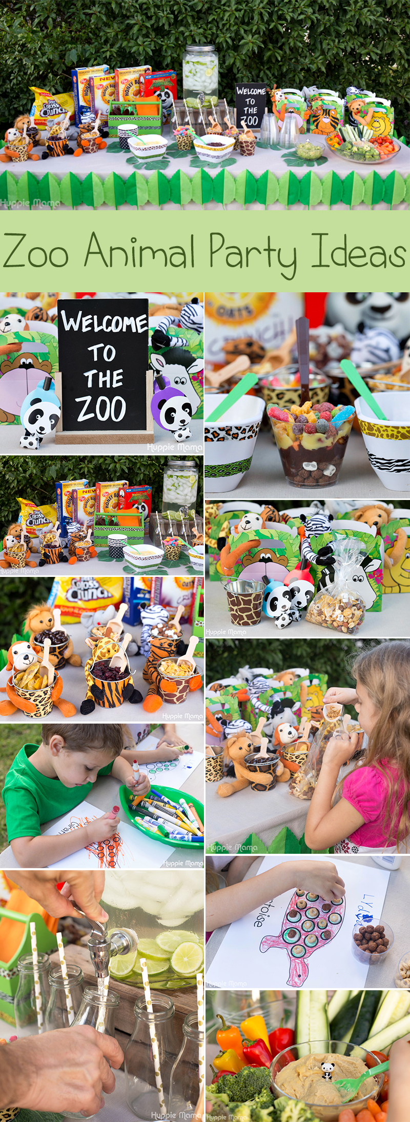 Zoo Animal Party Ideas - Our Potluck Family