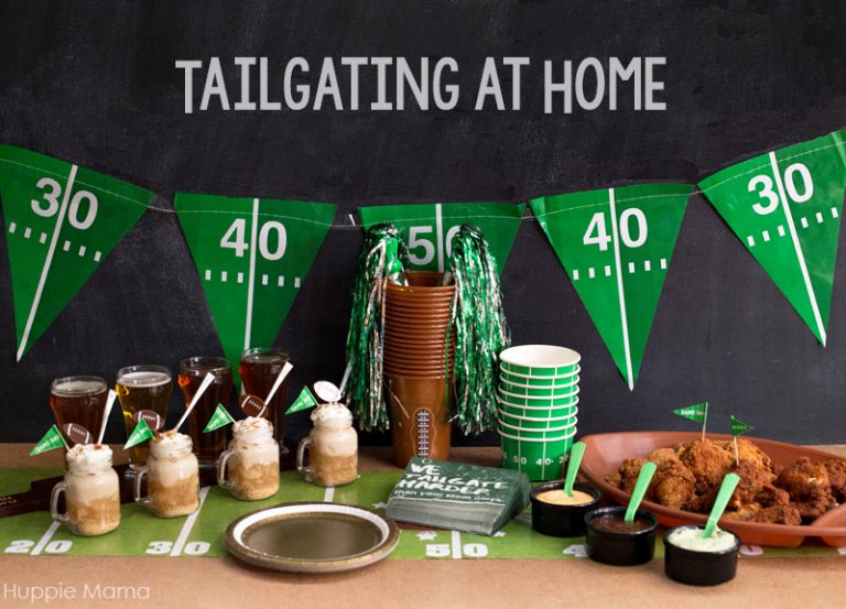 Tailgating at Home: Wings, Dips, Dessert - Our Potluck Family