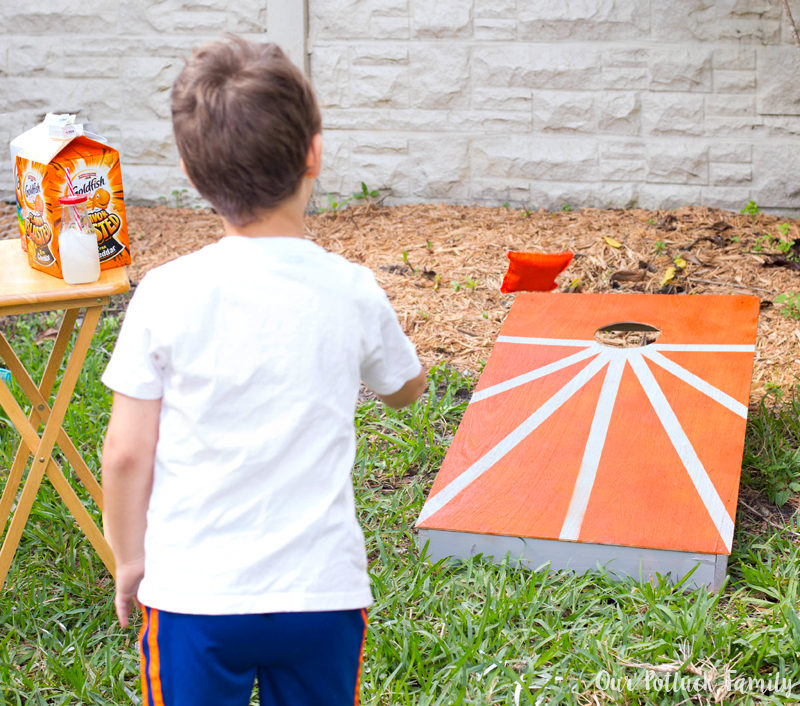 DIY Cornhole and Bean Bags - Our Potluck Family