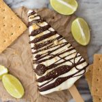 Chocolate-Covered Frozen Key Lime Pie on a Stick