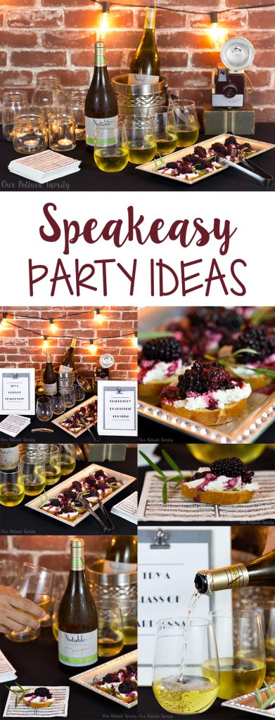 Speakeasy Party Ideas - Our Potluck Family