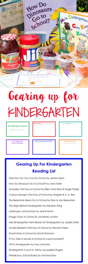 Gearing Up for Kindergarten - Our Potluck Family