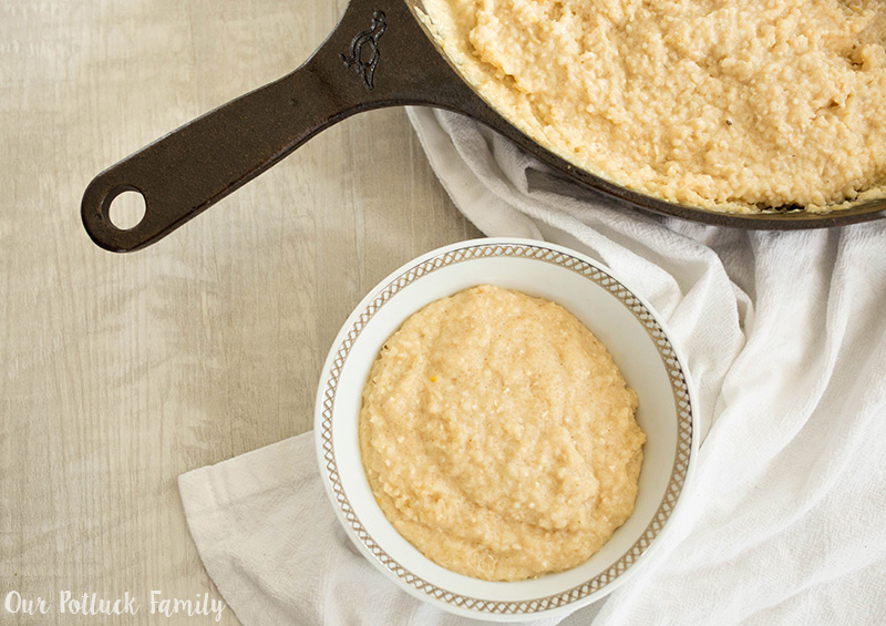 The Best Cheesy Grits - Our Potluck Family