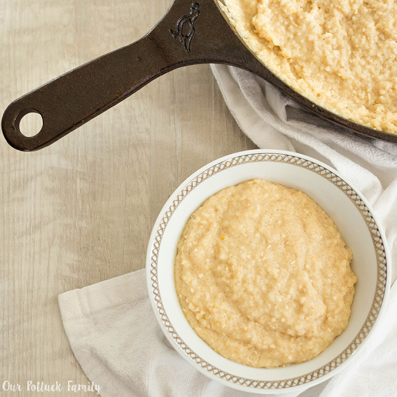 The Best Cheesy Grits - Our Potluck Family