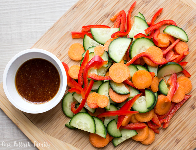 Celebrate Chinese New Year with Kids salad