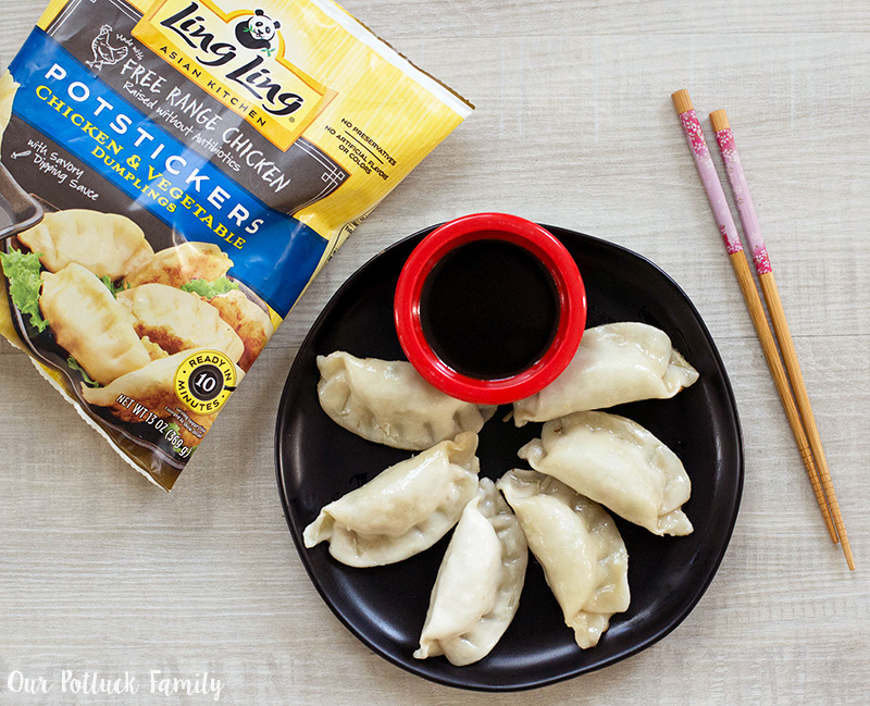 Perfect Potstickers plated