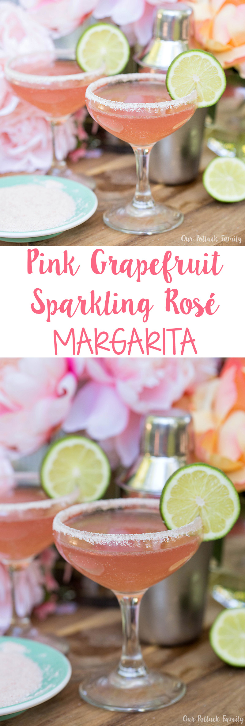 Pink Grapefruit Sparkling Rosé Margarita
