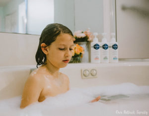 Bathe Big Kids Daily - Our Potluck Family