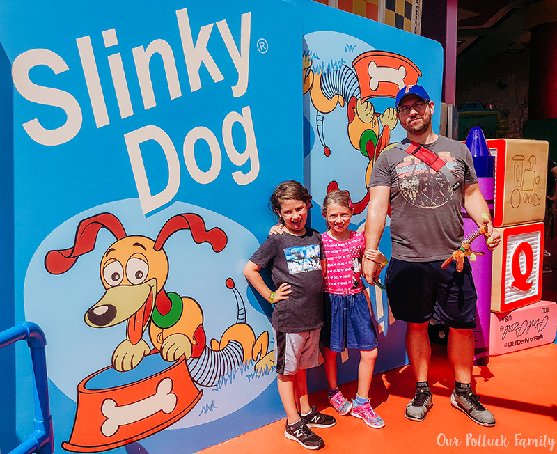 Toy Story Land Slinky Entrance