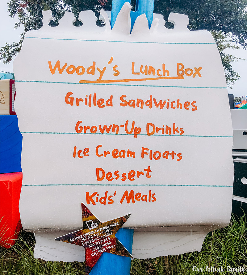 Toy Story Land Woody's Lunch Box