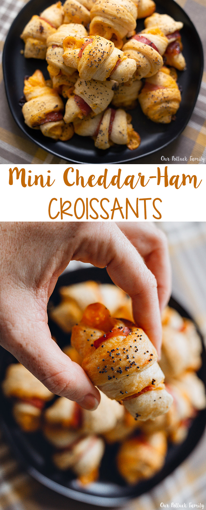 Mini Cheddar-Ham Croissant