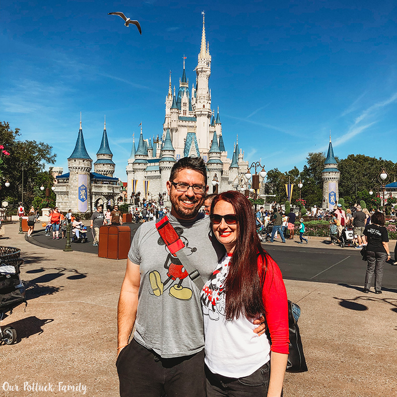 Disney Parks Birthday Vacation couple