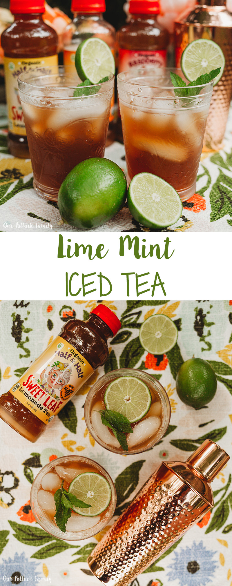 Lime Mint Iced Tea