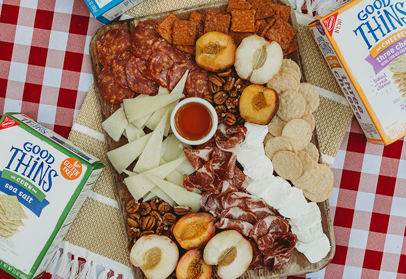 Southern-Inspired Summer Snack Board Good Thins