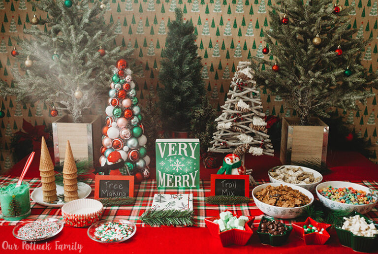 Christmas Tree Party Ideas - Our Potluck Family